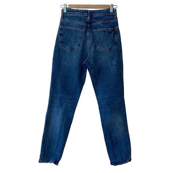 Zara High-Rise‎ Distressed Slim Ankle Jeans - Picture 3 of 13